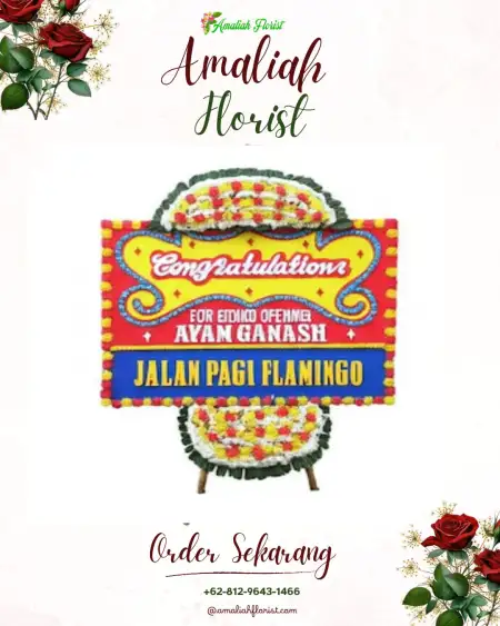 Sewa Papan Bunga Panggung Rawi